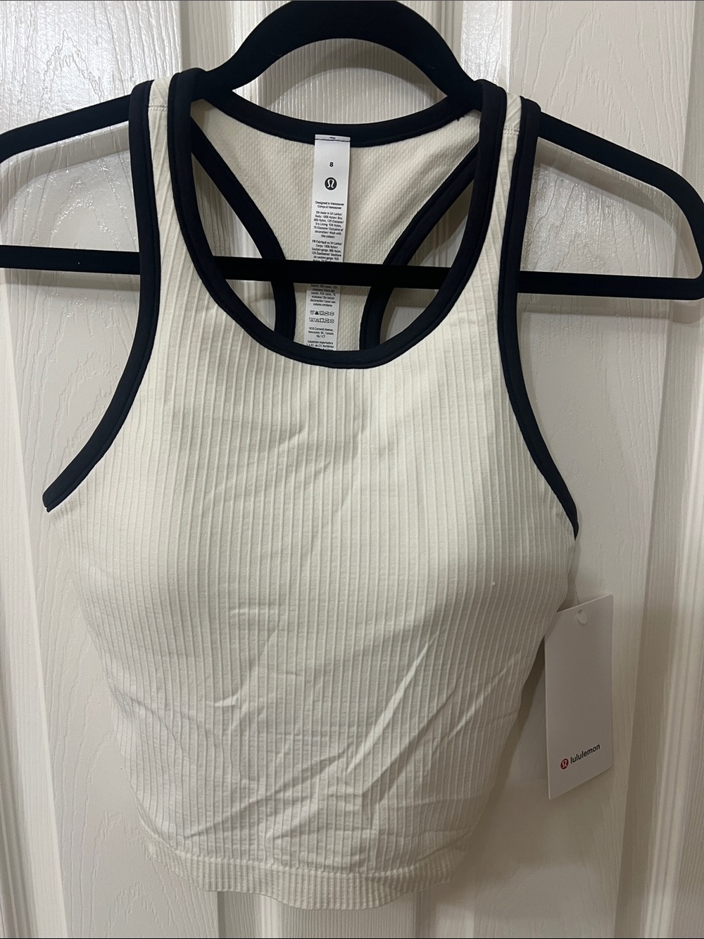 Ebb to Street Cropped Ribbed Tank
